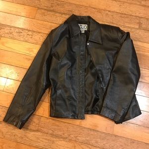 Clio Leather Jacket Size 10